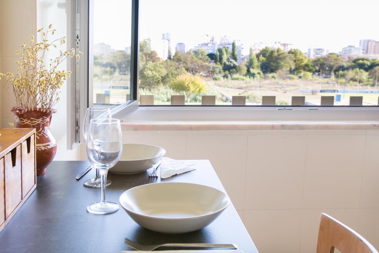 Apartamento Central Setubal Sossegado E Com Luz 外观 照片