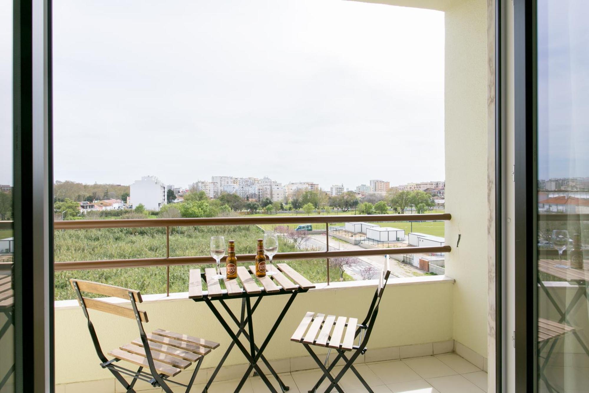 Apartamento Central Setubal Sossegado E Com Luz 外观 照片